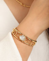 Molten Moon Vermeil Cuff Bracelet