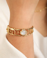 Molten Moon Vermeil Cuff Bracelet