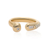 Ethereal Serpent Diamond 14k Gold Ring