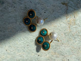 Aella Vermeil Chrysocolla Earrings