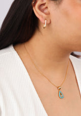 Turquoise Drop Necklace