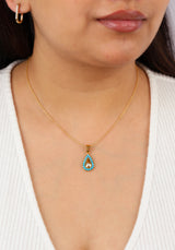 Turquoise Drop Necklace