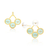 Aella Vermeil Amazonite Earrings