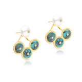 Aella Vermeil Chrysocolla Earrings