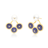 Aella Vermeil Lapis Earrings