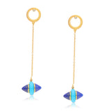 Ani Vermeil Lapis Danglers