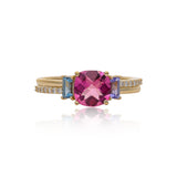 Ethereal Azalea Pink Tourmaline 14k Gold Ring