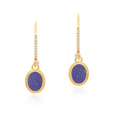 Ara Lapis Drop Vermeil Earrings