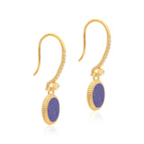 Ara Lapis Drop Vermeil Earrings