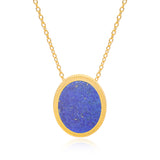 Ara Lapis Pendant Vermeil Necklace