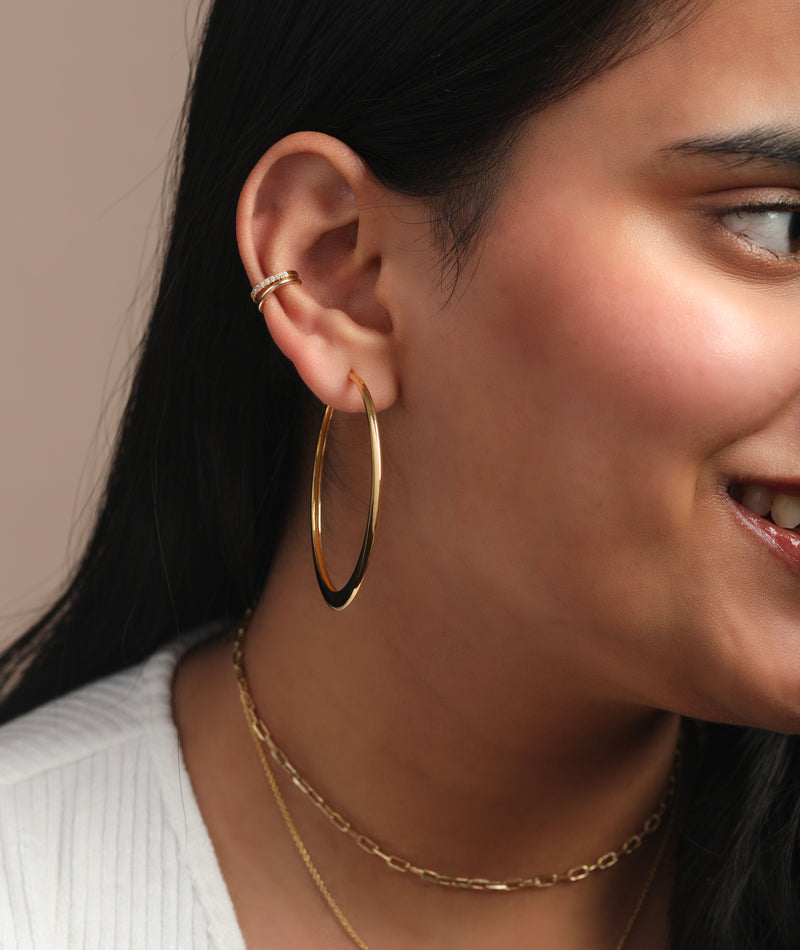 Paris Statement Vermeil Hoops