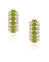 Timeless Sparkle Chrome Diopside Huggies