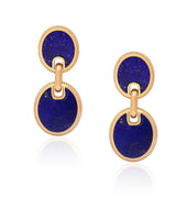 Ara Lapis Vermeil Link Earrings