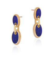 Ara Lapis Vermeil Link Earrings