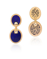 Ara Lapis Vermeil Link Earrings