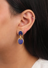 Ara Lapis Vermeil Link Earrings