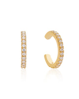 Amara 14k Gold Single Diamond Cuff Earring