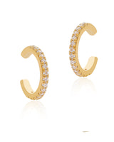 Amara 14k Gold Single Diamond Cuff Earring