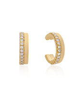 Amara 14k Gold Diamond Double Cuff Earring