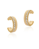 Amara 14k Gold Diamond Double Cuff Earring