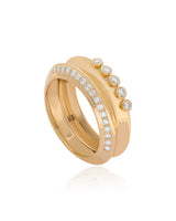 Ethereal Echo Diamond 14k Gold Ring