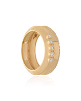 Ethereal Echo Diamond 14k Gold Ring