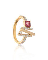 Ethereal Joy Pink Tourmaline 14k Gold Ring