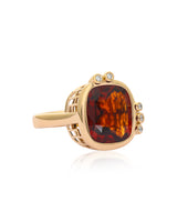 Garnet 18k Gold Ring