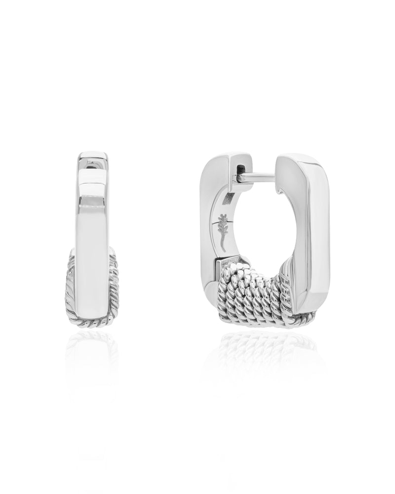 Naia Petit Amour Sterling Silver Huggies