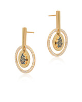 Timeless Sparkle Vermeil Earrings - Raindrop