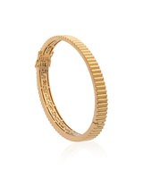 Ridged Oval Vermeil Bracelet