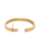 Ridged Oval Vermeil Bracelet