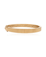 Ridged Oval Vermeil Bracelet