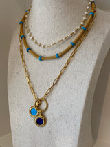 Ayla Charm Vermeil Necklace