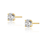 Sparkly Vermeil Studs