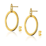 Shimmer Vermeil Hoops