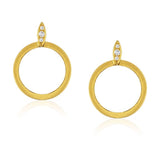 Shimmer Vermeil Hoops