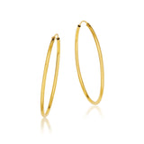 Lunar Endless 14k Gold Hoops