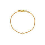 Classic 14k Gold Diamond Bracelet