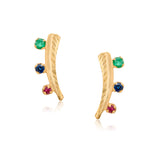 Enya Gems 14k Gold Climbers