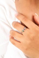 Ethereal Reine Multi-Stone 14k Gold Ring