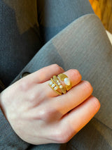 Mira Pearl Vermeil Ring