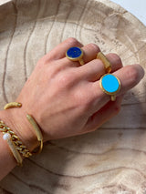 Ara Lapis Vermeil Woven Ring