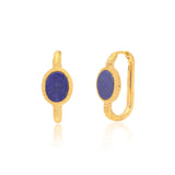 Kora Lapis Lazuli Vermeil Link Hoops