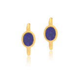 Kora Lapis Lazuli Vermeil Link Hoops