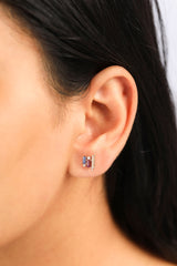 Ethereal Multi-Stone 14k Gold Studs