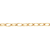 Oval Links Vermeil Gold Chain