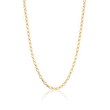 Oval Links Vermeil Gold Chain