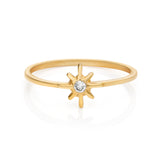 Vega Diamond 14k Gold Ring